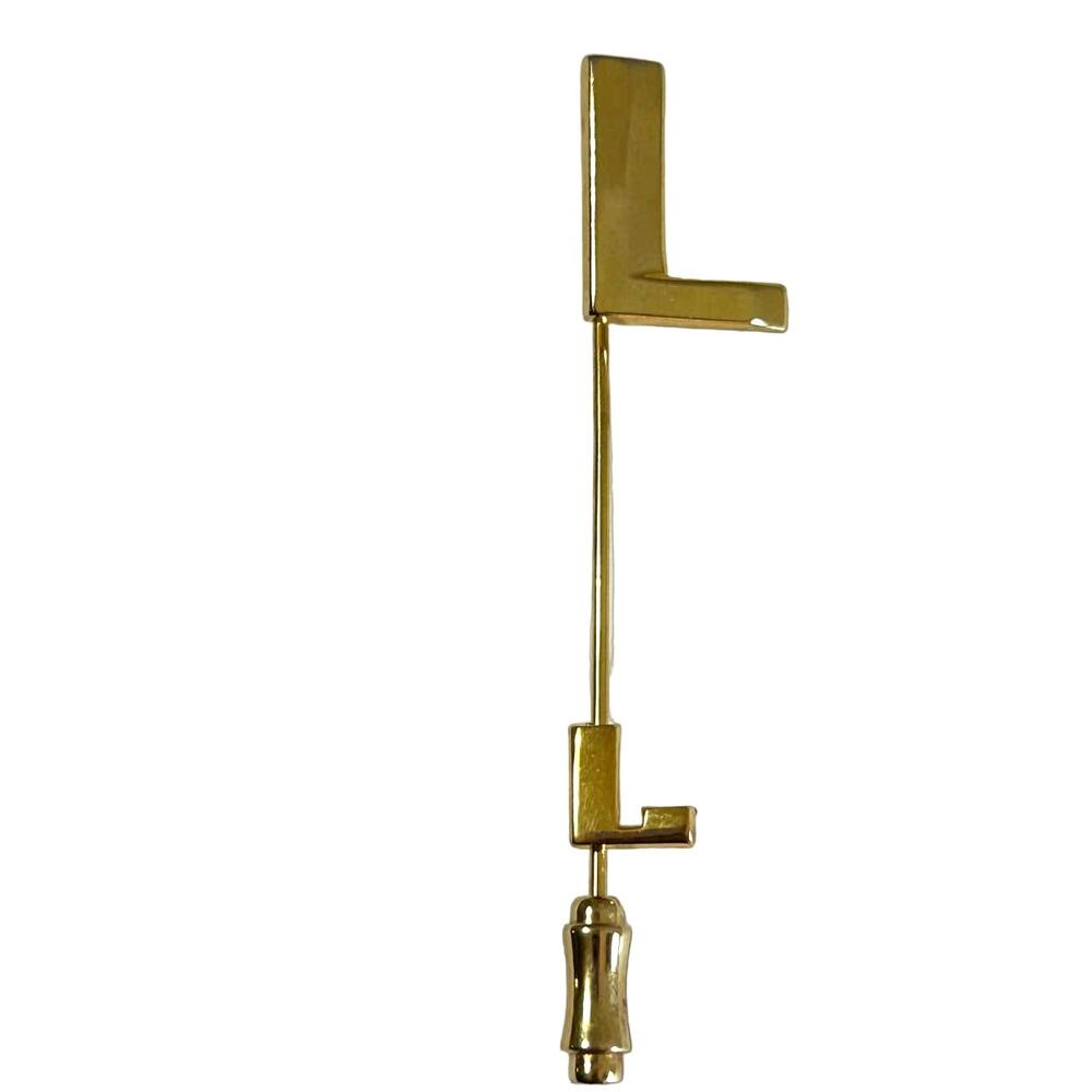 Vintage Monogram "L"‎ Hat Pin Stick Pin